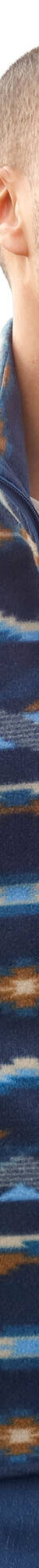Polaire zippée imprimée (bleu / beige) Polaire zippée imprimée (bleu / beige)